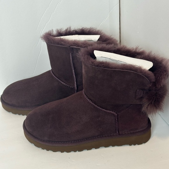 NWOT UGG classic mini puff crystal bow boots - Picture 16 of 16